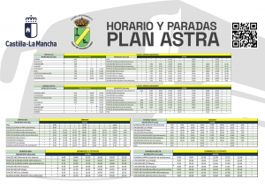 Horarios nuevo plan ASTRA